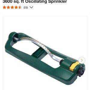 New Melnor oscillating yard sprinkler. New!